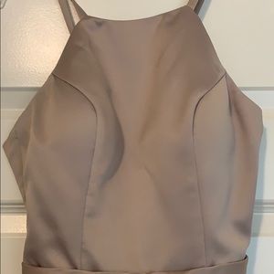 Champagne Bridesmaid Dress Size 4